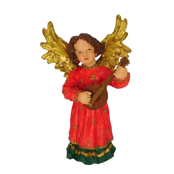 3 Vintage Musical Angel Figurines 5.5" - Picture 6 of 11